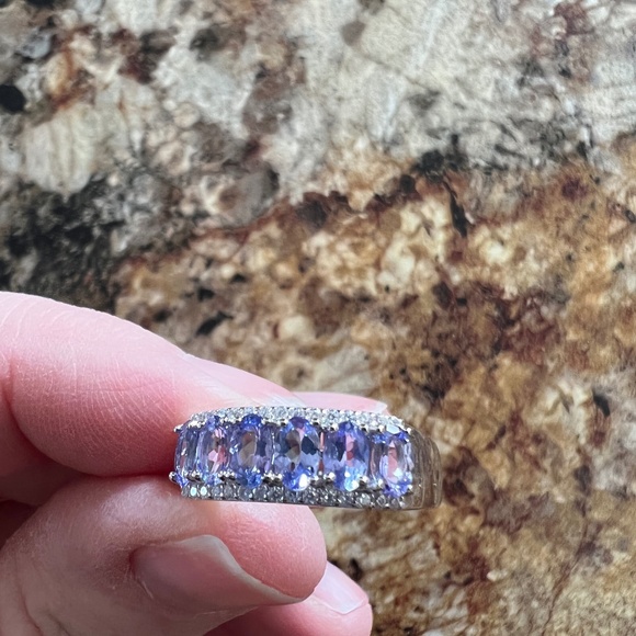 NEW Genuine Tanzanite Ring Size 7 - Picture 2 of 5